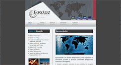 Desktop Screenshot of gonzalezadvogados.com.br